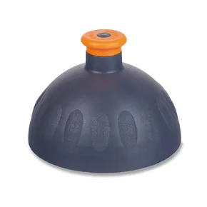Komplettdeckel Gesunde Flasche Anthrazit / Orange Verschluss